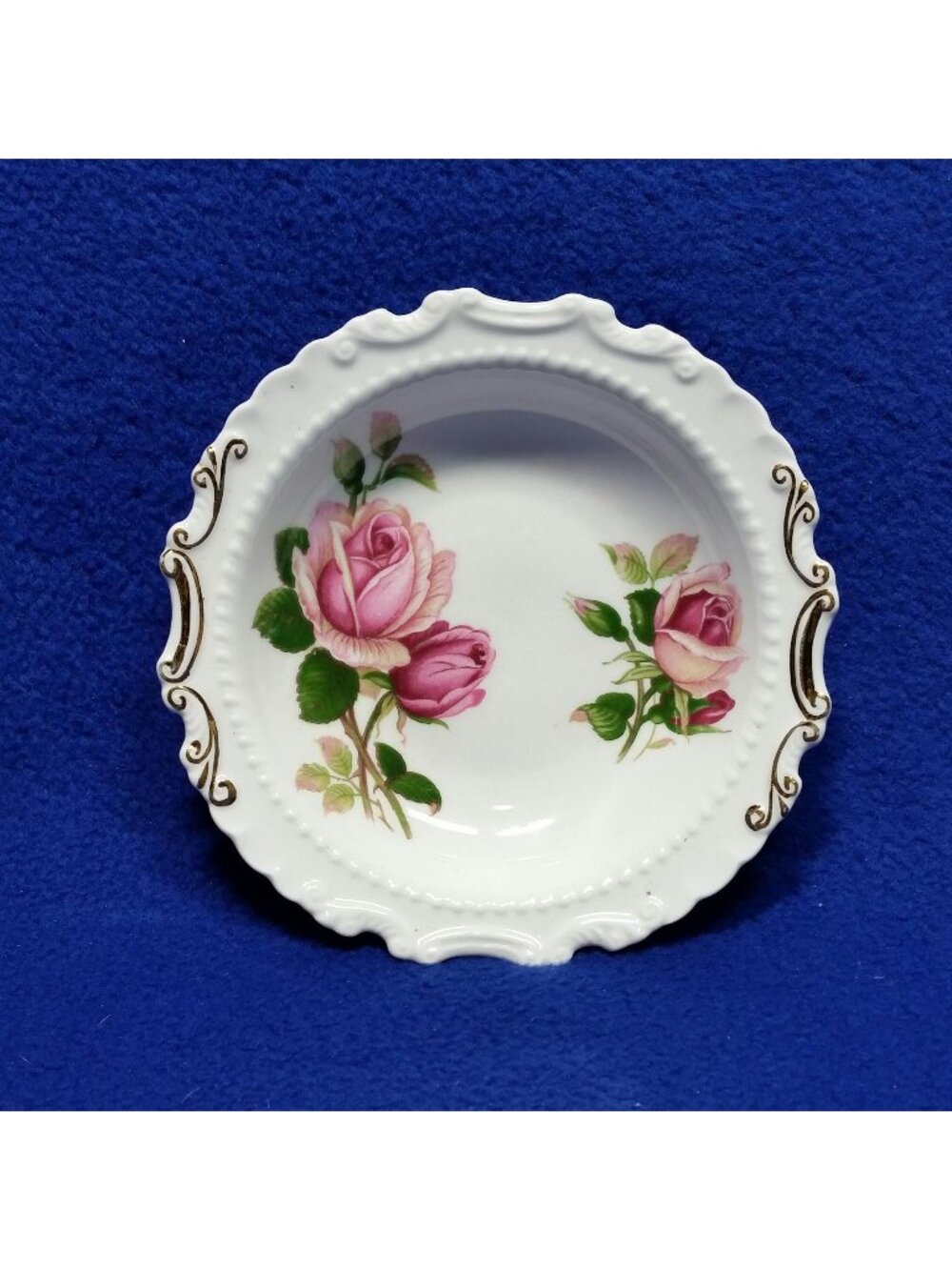 Royal Albert Anniversary Rose Sweetmeat Dish Tea Treat Trinket Candy Nut 1950's
